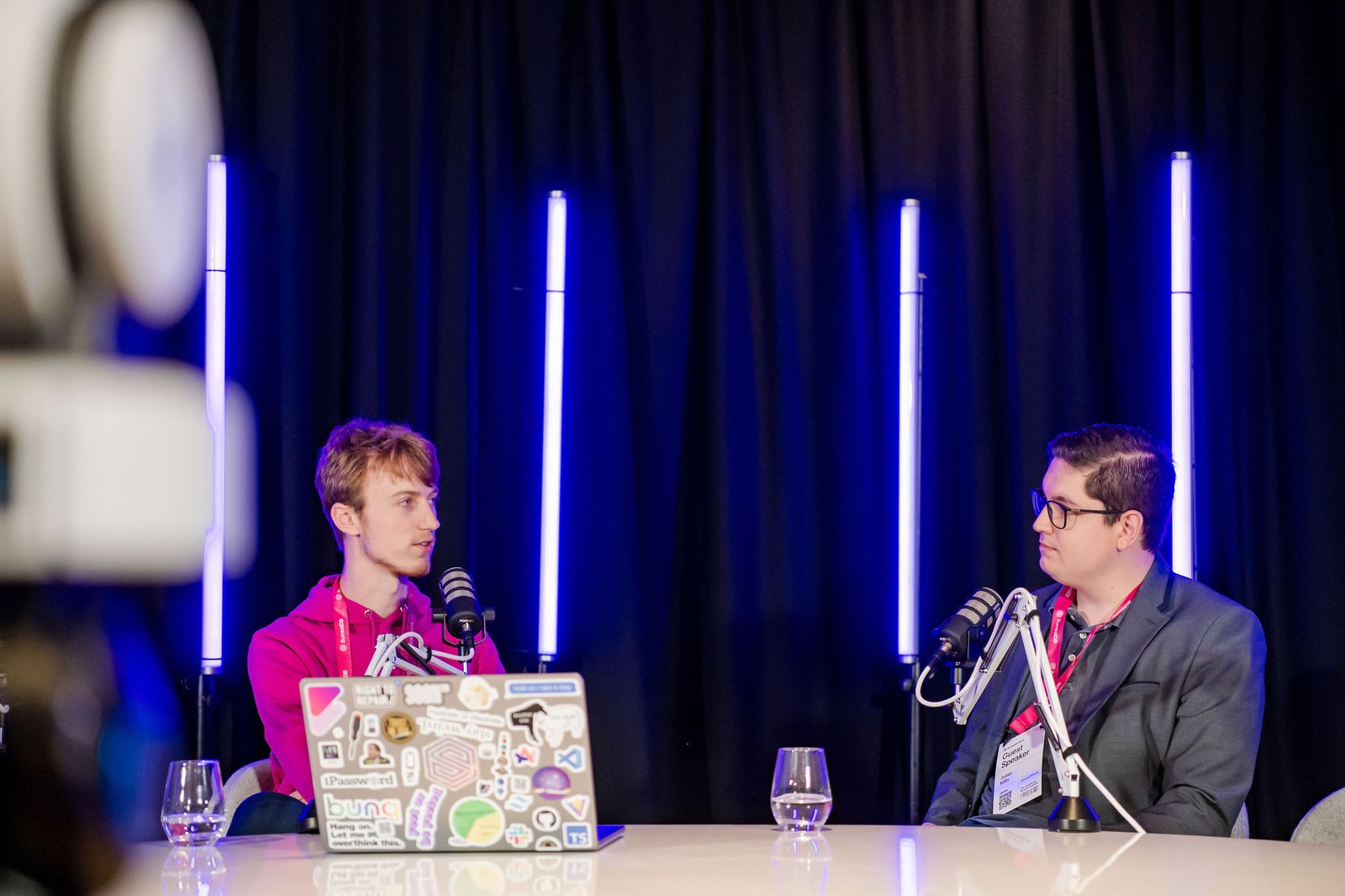 Micha and Julian at SurrealDB World