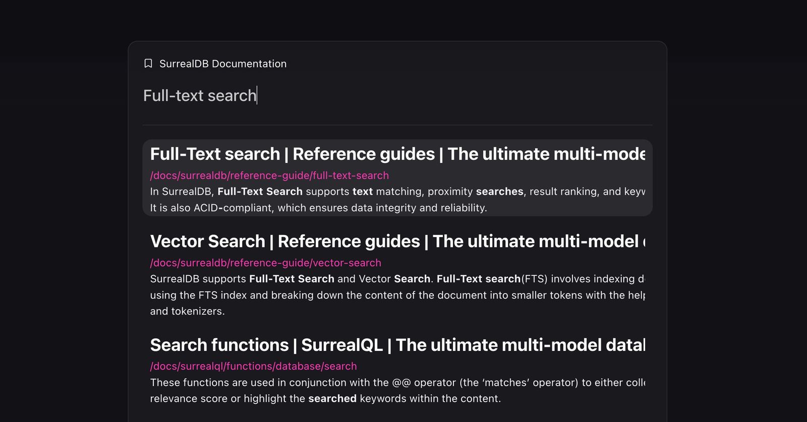 documentation-search